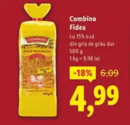 Lidl Combino Fidea Ofertă