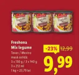 Lidl Freshona Mix legume Ofertă