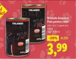 Lidl Orlando Gourmet Pate pentru câini Ofertă
