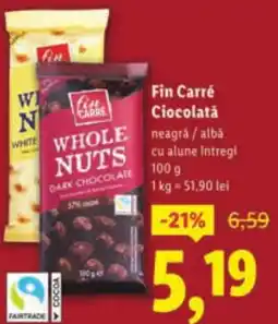 Lidl Fin Carré Ciocolată Ofertă