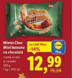 Lidl Mister Choc Mini batoane cu ciocolată Ofertă