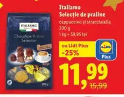 Lidl Italiamo Selecţie de praline Ofertă
