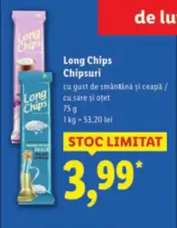Lidl Long Chips Chipsuri Ofertă