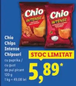 Lidl Chio Chips Intense Chipsuri Ofertă