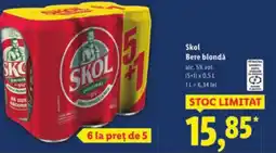 Lidl Skol Bere blondǎ Ofertă