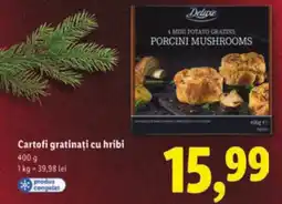 Lidl Deluxe Cartofi gratinați cu hribi Ofertă