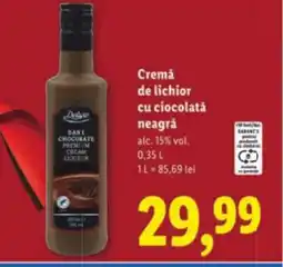 Lidl Deluxe Cremă de lichior cu ciocolată neagră Ofertă