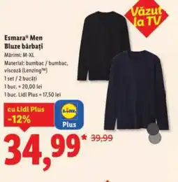 Lidl Esmara® Men Bluze bărbați Ofertă