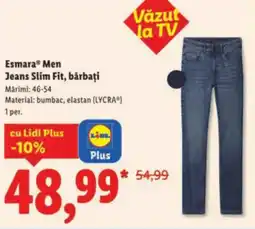 Lidl Esmara® Men Jeans Slim Fit, bărbați Ofertă