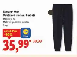 Lidl Esmara® Men Pantaloni molton, bărbați Ofertă