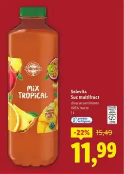 Lidl Solevita Suc multifruct Ofertă