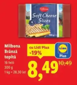 Lidl Milbona Brânză topită Ofertă