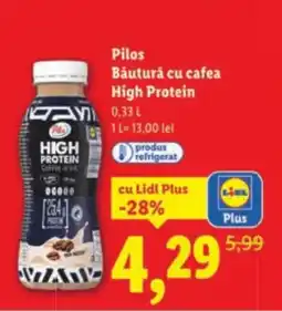 Lidl Pilos Băutură cu cafea High Protein Ofertă