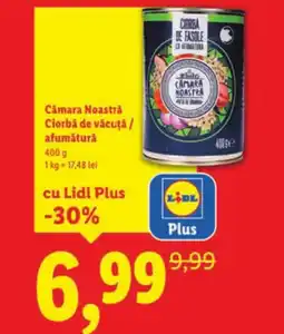 Lidl Câmara Noastră Ciorba de văcuţă/ afumătură Ofertă
