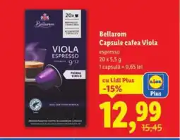 Lidl Bellarom Capsule cafea Viola Ofertă