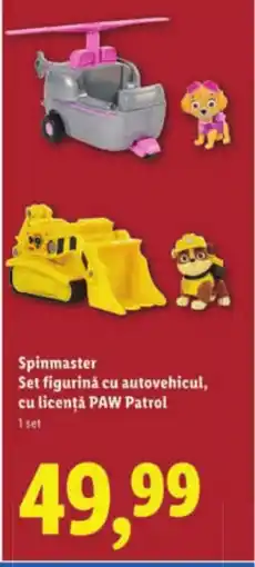 Lidl Spinmaster Set figurină cu autovehicul, cu licenţă PAW Patrol Ofertă