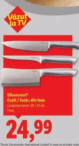 Lidl Silvercrest Cuțit/Satar, din inox Ofertă