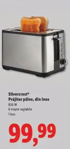 Lidl Silvercrest Prăjitor pâine, din inox Ofertă