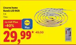 Lidl Livarno home Bandă LED RGB Ofertă