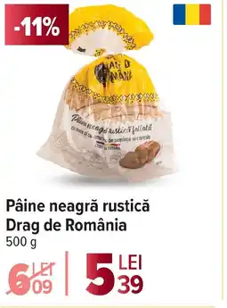 Carrefour Pâine neagră rustică Drag de România Ofertă