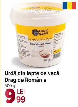 Carrefour Urdă din lapte de vacă Drag de România Ofertă
