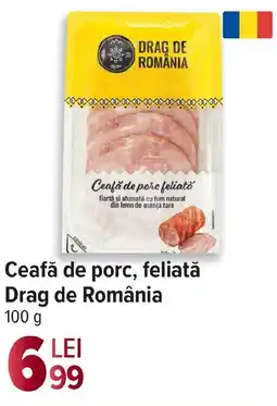 Carrefour Ceafă de porc, feliată Drag de România Ofertă