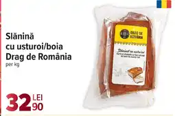 Carrefour Slăninǎ cu usturoi/boia Drag de România Ofertă
