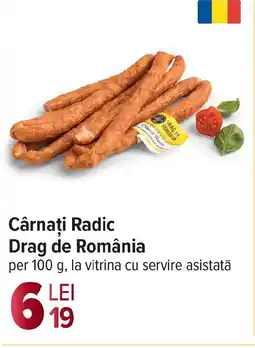 Carrefour Cârnaţi Radic Drag de România Ofertă