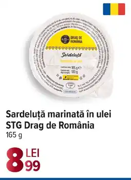 Carrefour Sardeluţă marinată în ulei STG Drag de România Ofertă