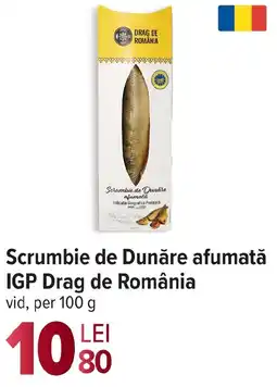 Carrefour Scrumbie de Dunăre afumată IGP Drag de România Ofertă