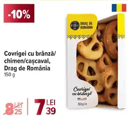 Carrefour Covrigei cu brânză/ chimen/caşcaval, Drag de România Ofertă