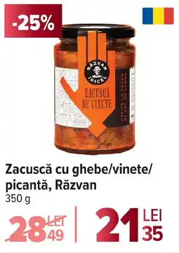 Carrefour Zacuscă cu ghebe/vinete/ picantă, Răzvan Ofertă
