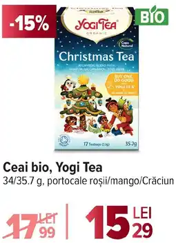 Carrefour Ceai bio, Yogi Tea Ofertă