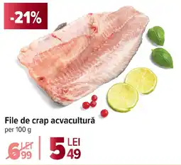 Carrefour File de crap acvacultură Ofertă