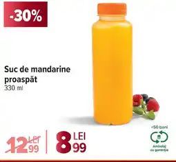 Carrefour Suc de mandarine proaspăt Ofertă