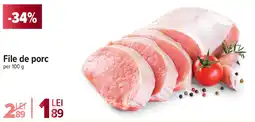 Carrefour File de porc Ofertă