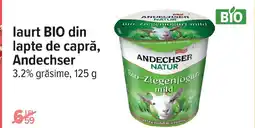 Carrefour laurt BIO din lapte de capră, Andechser Ofertă