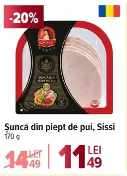 Carrefour Şuncă din piept de pui, Sissi Ofertă