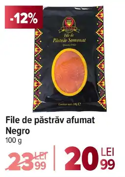 Carrefour File de păstrăv afumat Negro Ofertă