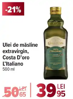 Carrefour Ulei de măsline extravirgin, Costa D'oro L'Italiano Ofertă