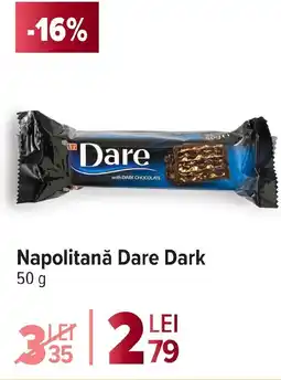 Carrefour Napolitană Dare Dark Ofertă