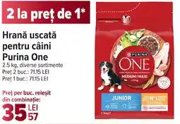 Carrefour Hrană uscată pentru câini Purina One Ofertă