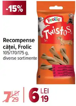 Carrefour Recompense căței, Frolic Ofertă