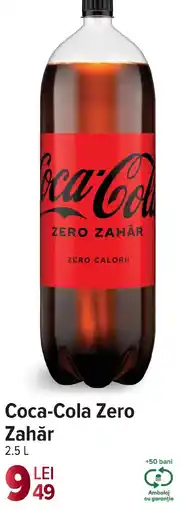 Carrefour Coca-Cola Zero Zahăr Ofertă