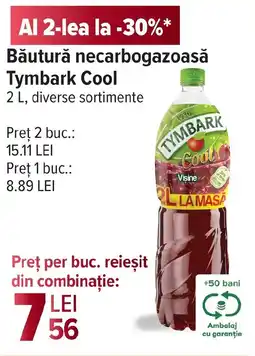Carrefour Băutură necarbogazoasă Tymbark Cool Ofertă