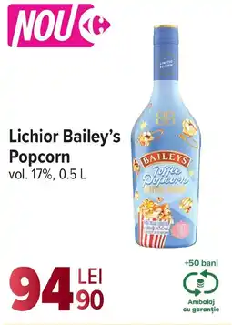 Carrefour Lichior Bailey's Popcorn Ofertă