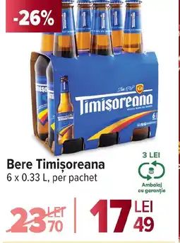 Carrefour Bere Timişoreana Ofertă