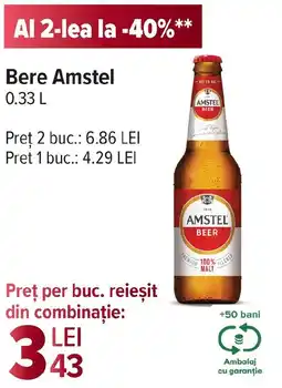 Carrefour Bere Amstel Ofertă
