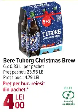 Carrefour Bere Tuborg Christmas Brew Ofertă