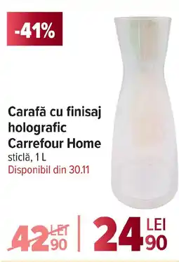 Carrefour Carafă cu finisaj holografic Carrefour Home Ofertă